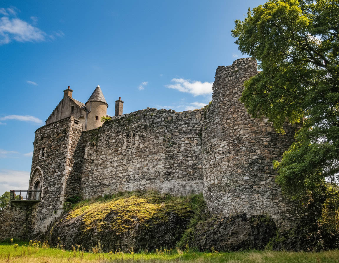 Dunstaffanage-Castle Sunny